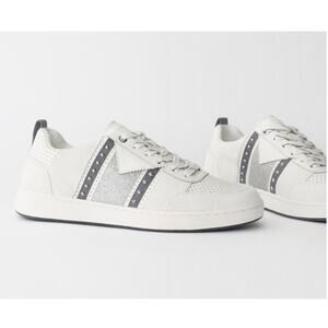 NEW IN BOX Maje Furious Fashion Sneakers Black white size 41